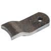 Product image 1 of the product “Anschweißplatte für Radstoßdämpfer, gebogen gebogen”