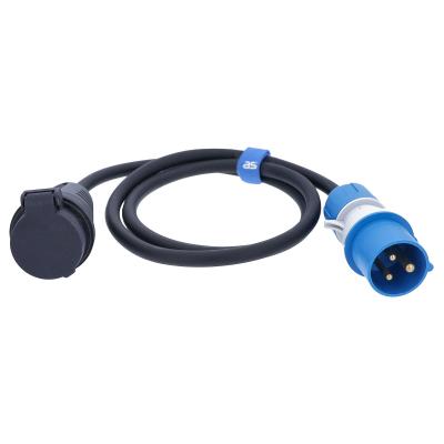 Product image of the product “Adapterkabel CEE -> SEV, Schweiz, 1,5 m ”