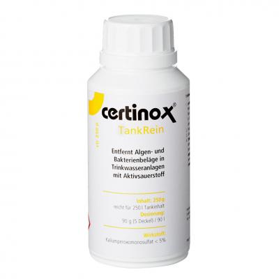 Product image of the product “certinox TankRein – Tankreiniger mit aktivem Sauerstoff ctr 250 p, 250 g Pulver ”