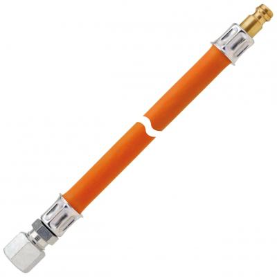 Product image of the product “Gas-Mitteldruckschlauchleitung 10 bar RVS 8 x STN x 800 ”
