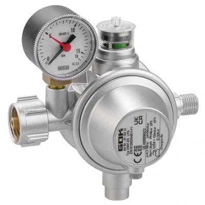 Product image of the product “Gasregler 1,5 kg/h KLF x G1/4LH-KN UEDS SBS Man. ”