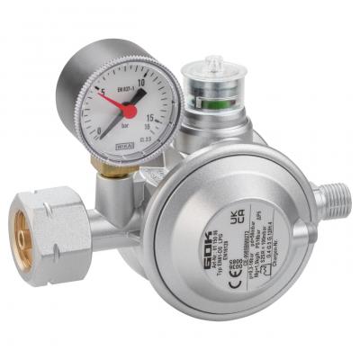 Product image of the product “Gasregler 1,5 kg/h Komb.A x G1/4LH-KN UEDS Man. ”