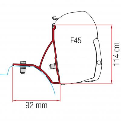 Artikelbild des Artikels “Markisenadapter Kit Renault Trafic ab 2015, für F45 “