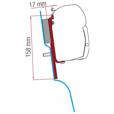 Product image of the product “Markisenadapter Kit Ford Custom Nugget Hochdach für F45 ”