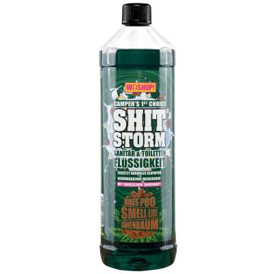 Product image of the product “Toilettenzusatz Shitstorm Tanne, 1 l ”