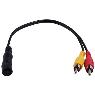 Product image of the product “Adapter Kamera, 6-polige Buchse auf 2 Cinch-Stecker ”