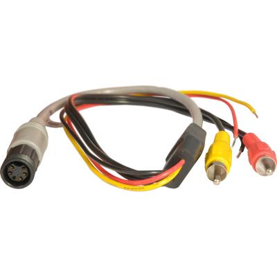 Product image of the product “Adapter Monitor, 6-polige Schraubkupplung auf Cinch-Stecker ”