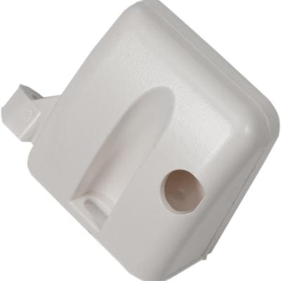 Product image of the product “Stützfuß mit Zusatzbefestigung, rechts, für Rollo Remiflair, hellgrau ”