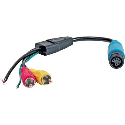 Product image of the product “Adapter Monitor, 6-polige Schraubkupplung auf Cinch-Stecker ”
