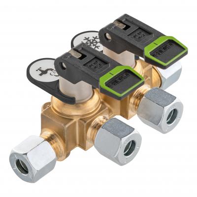 Product image of the product “Verteilerblock KSV-AB2 kurz, ø 10 mm ø 10 mm”