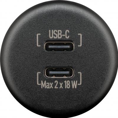 Product image of the product “Einbauladegerät Dual USB-C 18 W ”