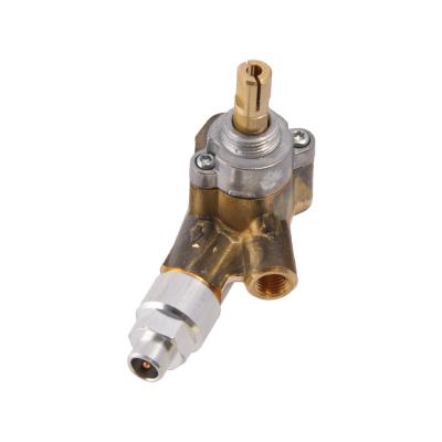 Product image of the product “Gashahn, gewinkelt für mittleren Brenner (Deckel 60 mm) zu Dometic-Kombin., alt und Serie H (neu) ”