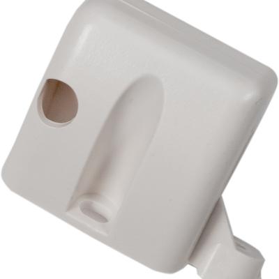 Product image of the product “Stützfuß mit Zusatzbefestigung, links, für Rollo Remiflair, hellgrau ”