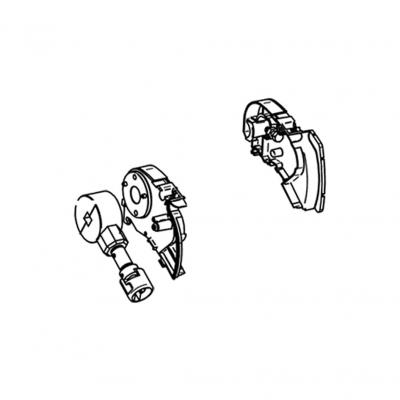 Product image of the product “Endplatten inkl. Kurbelwerk TO 6300, weiß, Satz links und rechts ”