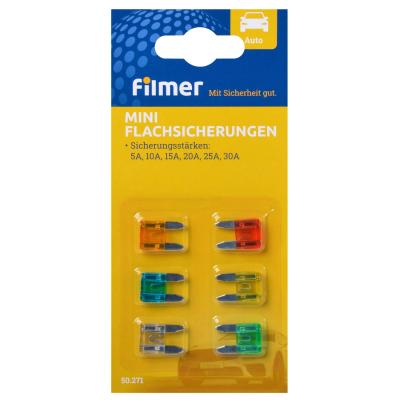 Product image of the product “Flachsicherungen Mini 6-teilig; 5/10/15/20/25/30 A ”