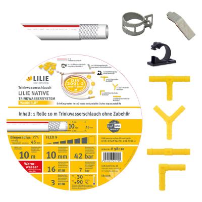 Product image of the product “Trinkwasserschlauch-Set WeißGELB ”