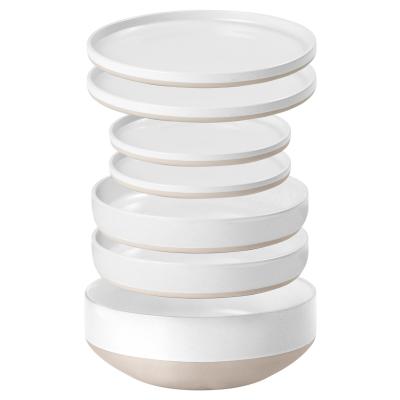 Product image of the product “Geschirrset 6-in-1 Odette, weiß weiß”