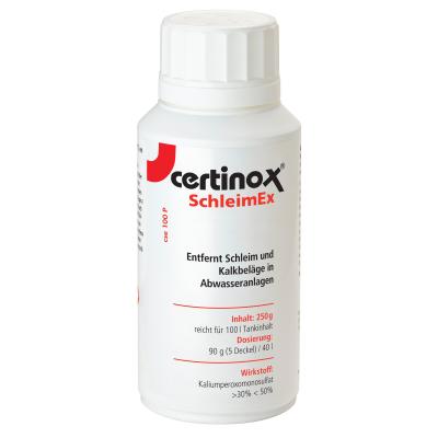 Artikelbild des Artikels “certinox SchleimEx – Reiniger für Abwassertanks cse 100 p, 250 g Pulver “