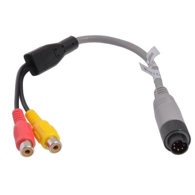 Product image of the product “Adapter Monitor, 6-poliger Schraubstecker auf Cinch-Buchse ”