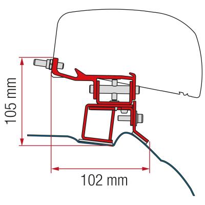 Product image of the product “Markisenadapter Kit Mercedes V-Klasse für F40 ”