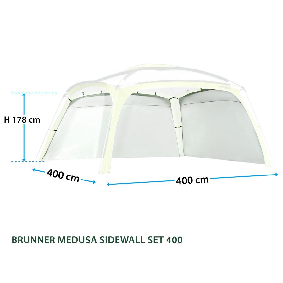 Product image 1 of the product “Seitenwandset 2tlg zu Strand Pavillon MEDUSA 4x4m ”
