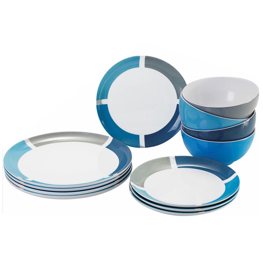 Product image 1 of the product “Geschirrset SPECTRUM blau 12 tlg. ”