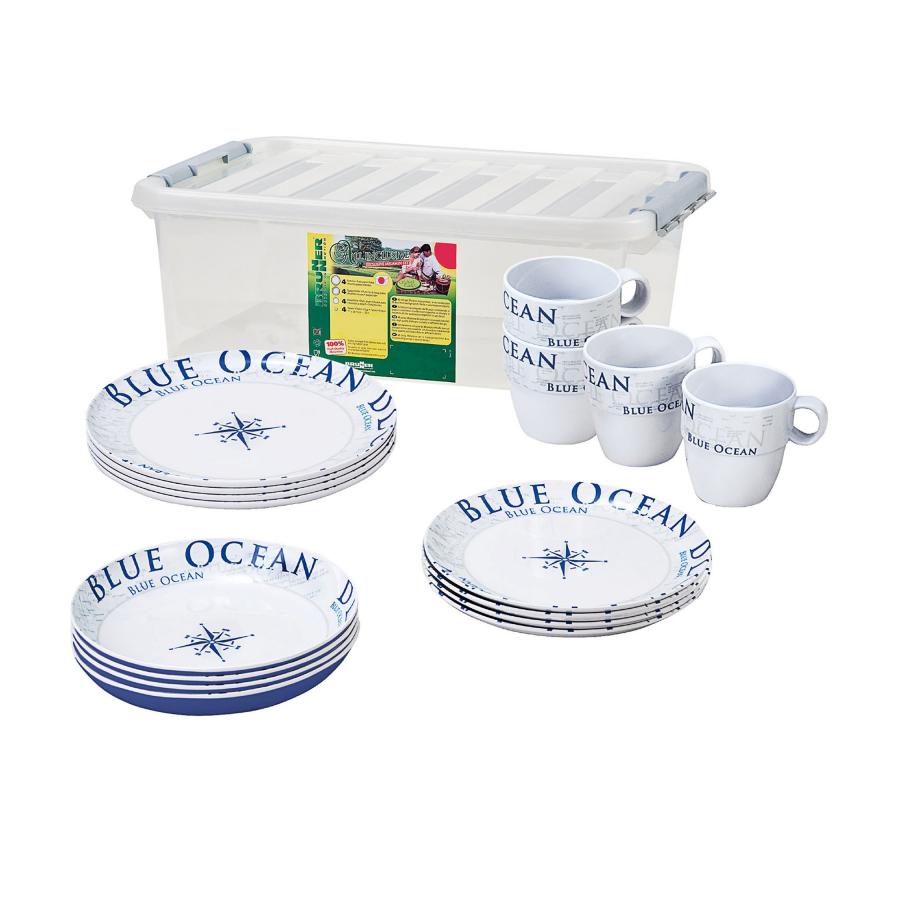Artikelbild 1 des Artikels “Geschirr-Set BLUE OCEAN Stack Box 16 tlg. “
