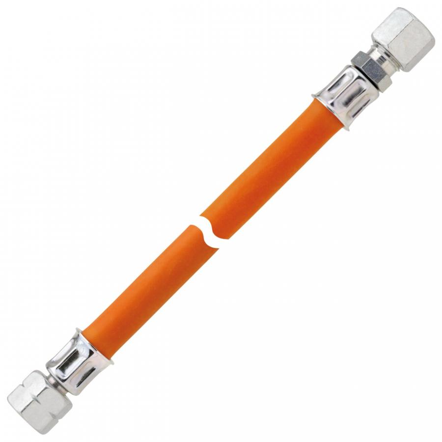 Artikelbild 1 des Artikels “Gas-Mitteldruckschlauchleitung 10 bar G 1/2 LH-ÜM x RVS 12 x 400 “