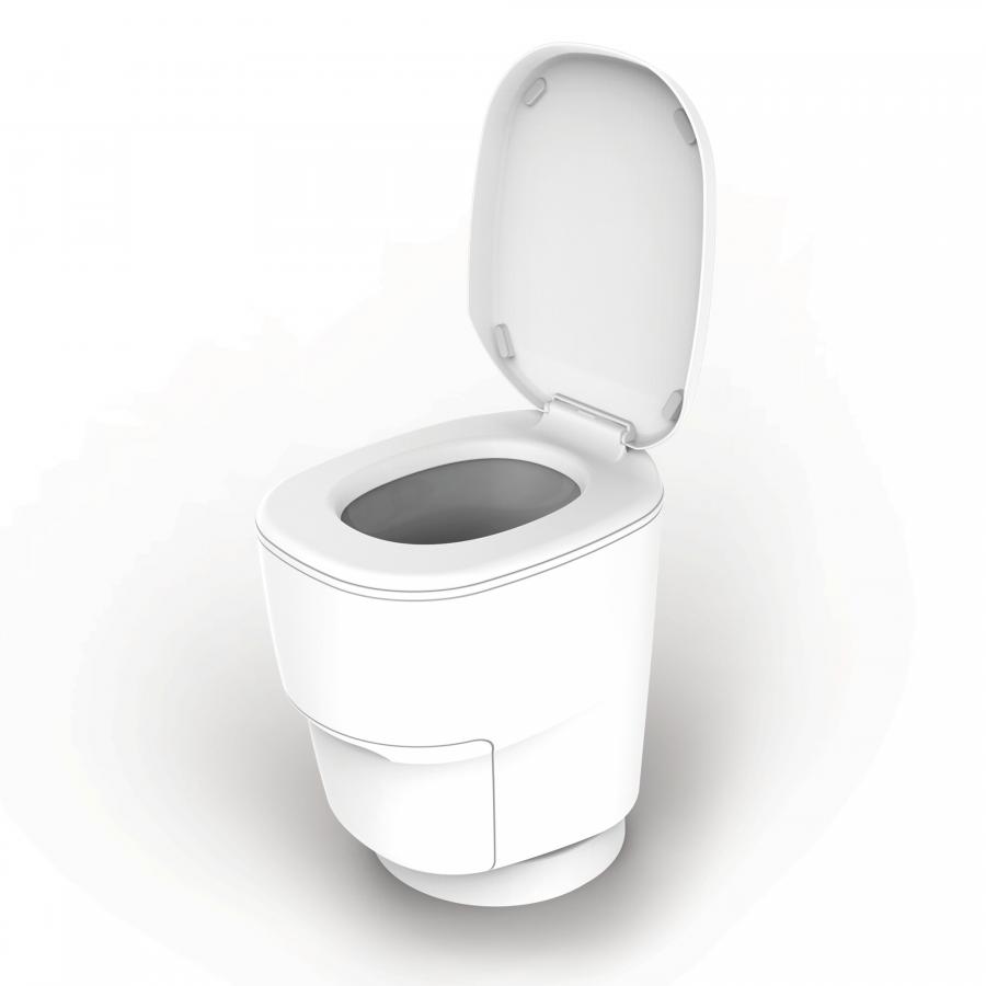 Product image 1 of the product “Verschweiß-Toilette Clesana C1 mit Rund-Sockel ”