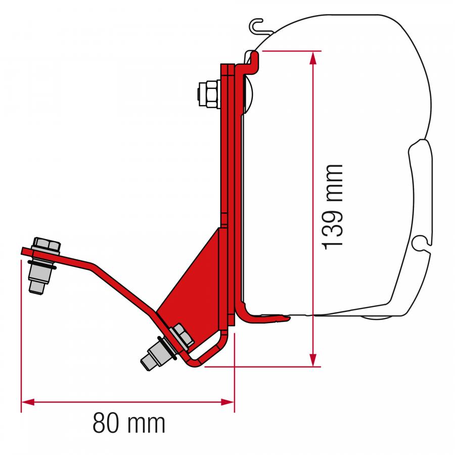 Product image 1 of the product “Kit Fiat Ducato Hymercar H2 (Aufstelldach) ”