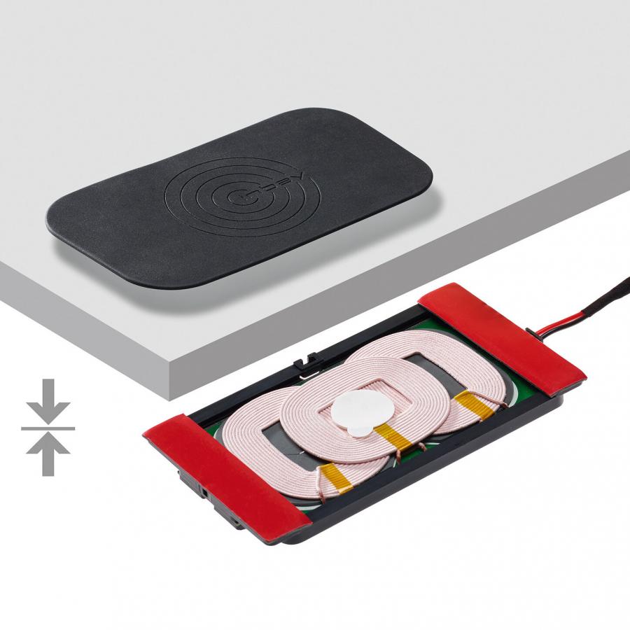 Artikelbild 1 des Artikels “Wireless Charger Nachrüst-Kit 3 Spulen mit Pad + LWL “