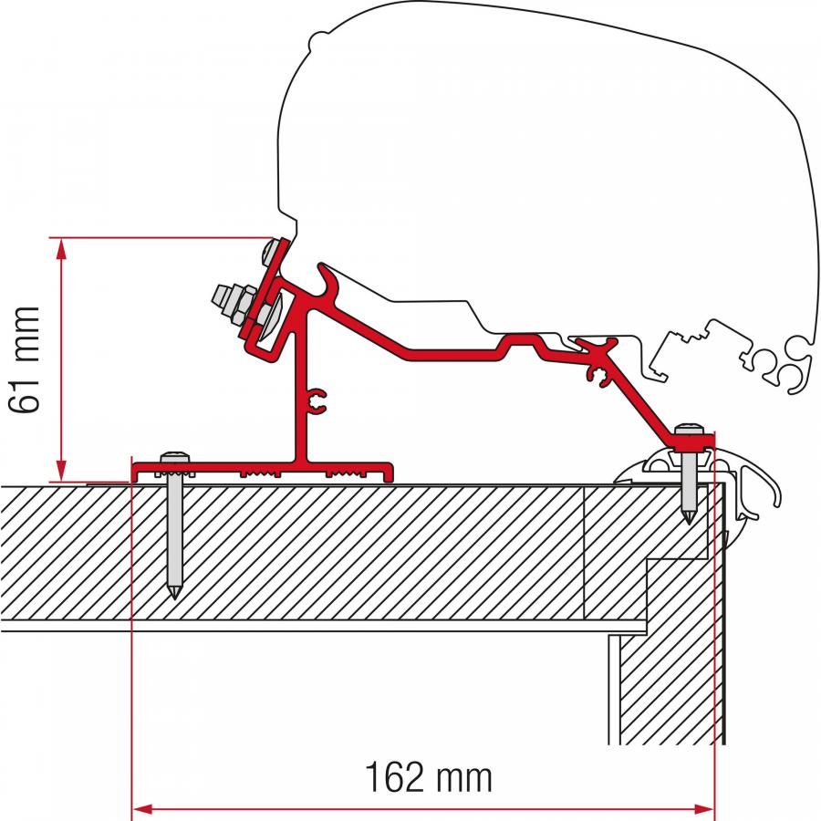 Artikelbild 1 des Artikels “Markisenadapter Kit Caravan Roof für F80/F65 “