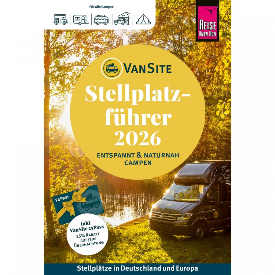 Product image 1 of the product “VanSite Stellplatzführer 2026 ”