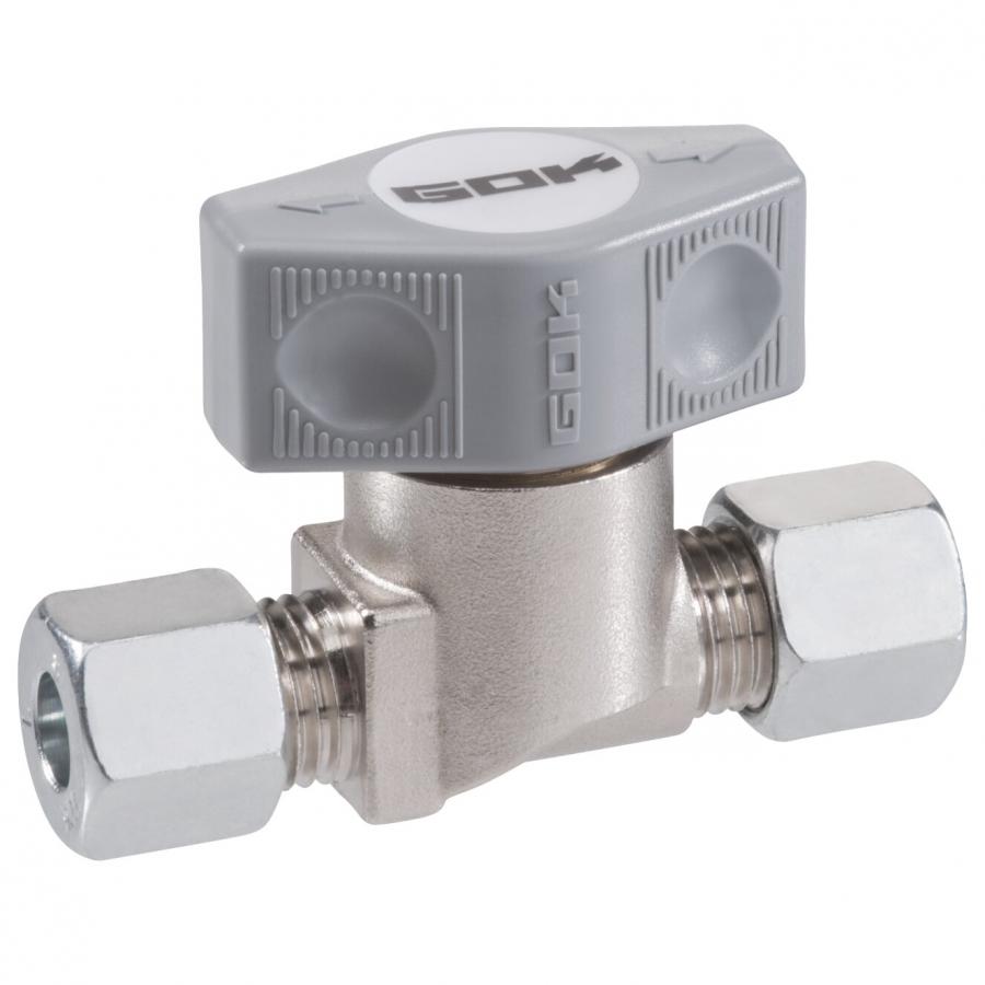 Product image 1 of the product “Drehgriff-SSV mit Sicherheitsabsperrventil vernickelt ”
