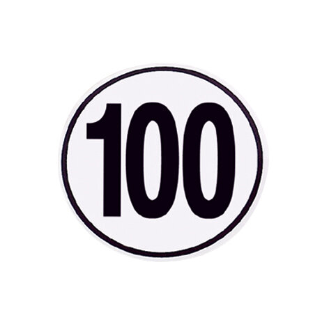 Product image 1 of the product “Schild 100 km/h ”