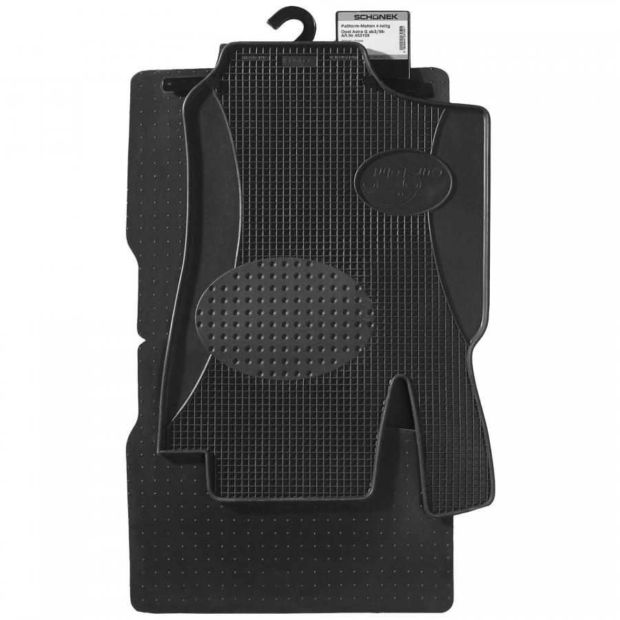 Product image 1 of the product “Gummimatte mit Passform 3-tlg. für VW T5/T6, 2-Sitzer ”