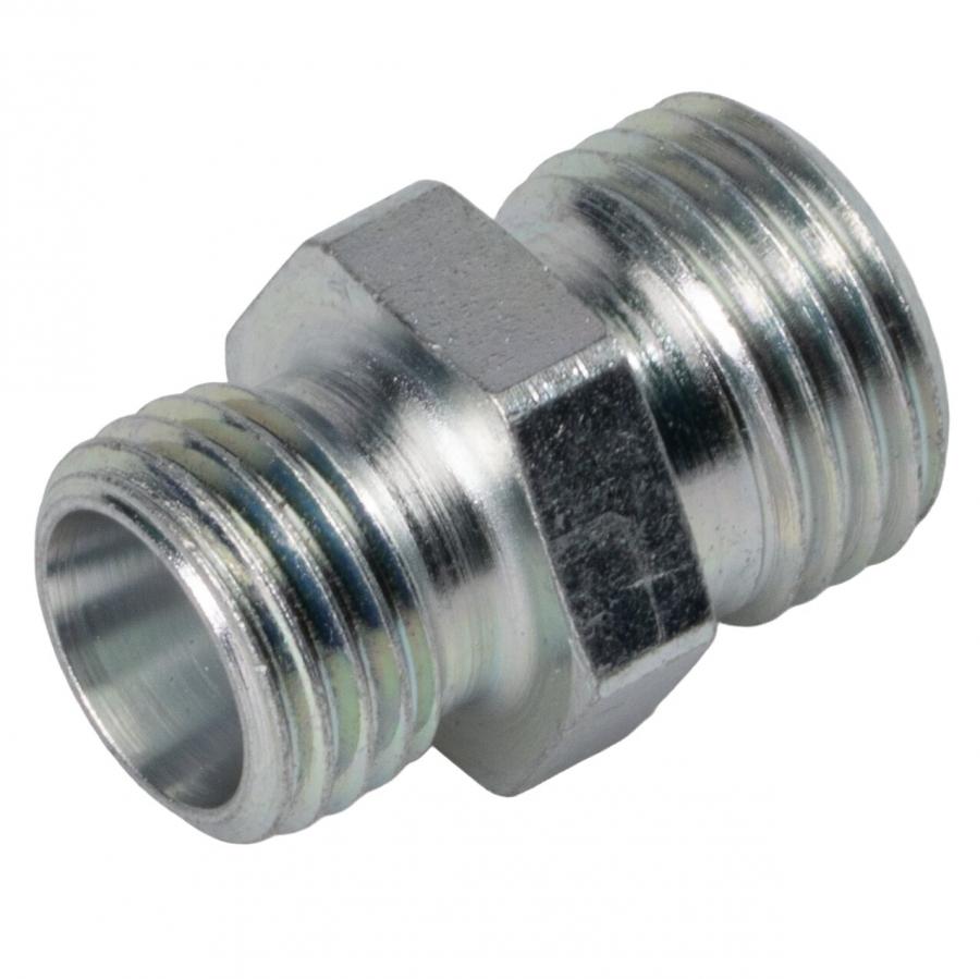 Product image 1 of the product “Gerade Reduzierverschraubung GRL 15 x 12 verzinkt ”