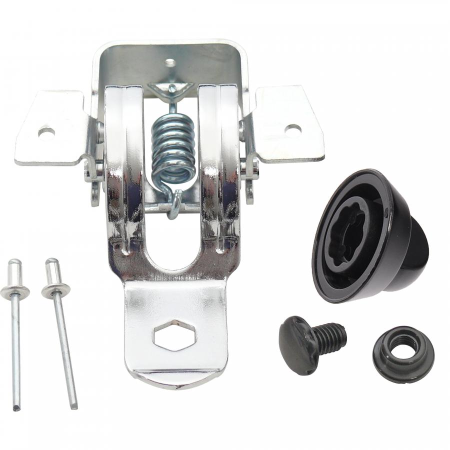Product image 1 of the product “Scharnier für Glasabdeckungen Serie 8000, Edelstahl, gebogen ”