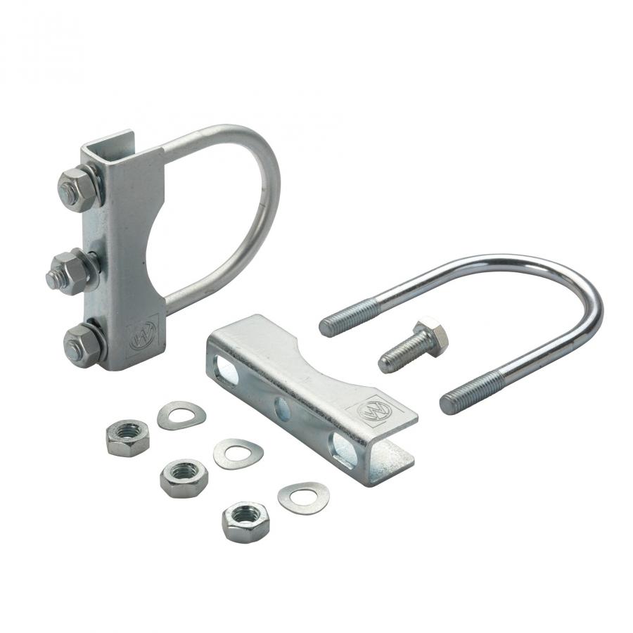 Product image 1 of the product “Klemmhalterbefestigung an ø 70 mm Rundrohr ”