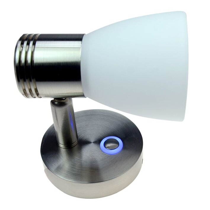 Product image 1 of the product “Aufbau-Leseleuchte 3000 K, Echtglas ”