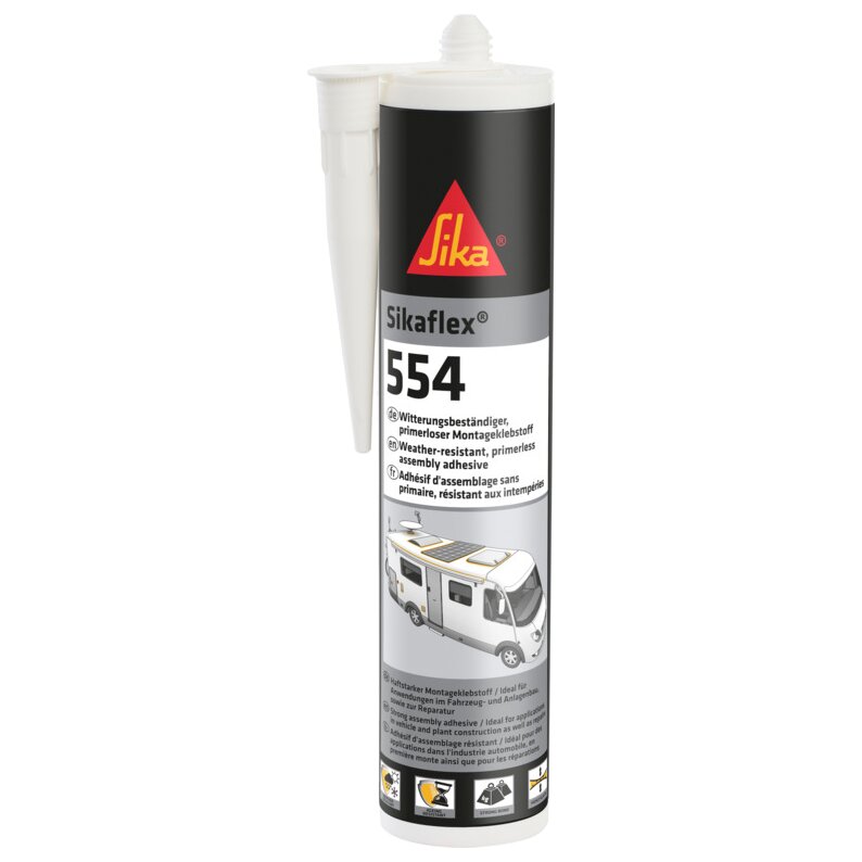 Product image 1 of the product “Sikaflex®-554 Montageklebstoff, weiß, 300 ml weiß | 300 ml”