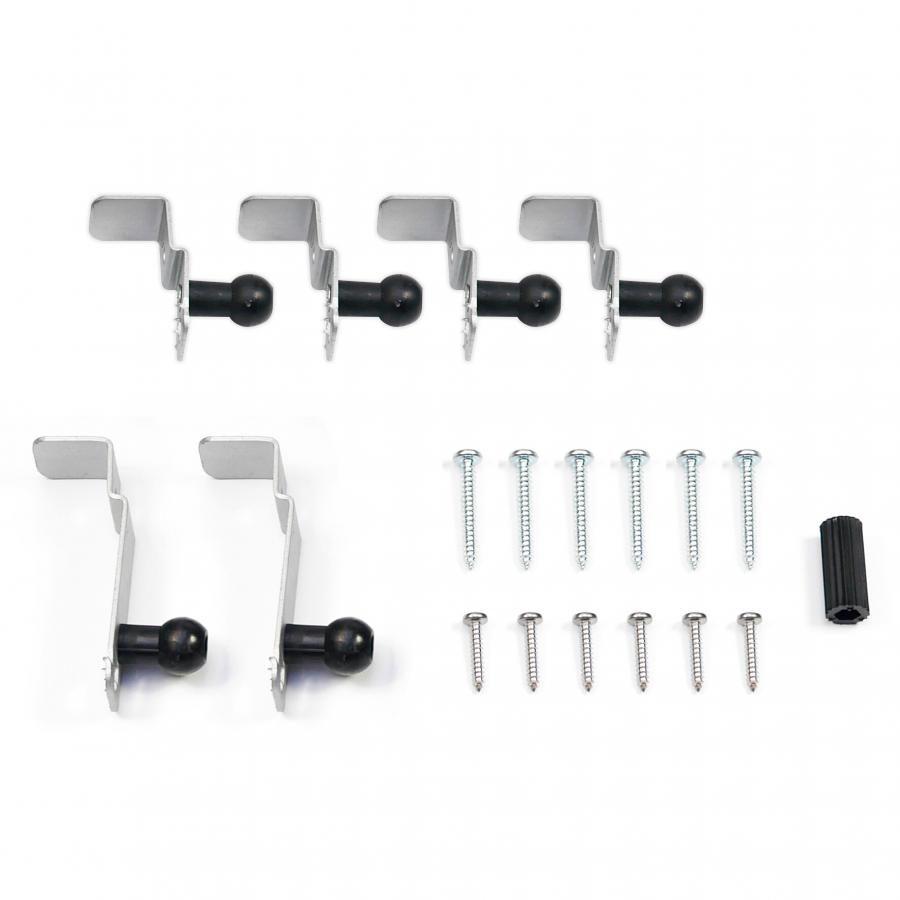 Product image 1 of the product “Befestigungsklammersatz REMItop vario II, 45 mm, 400 x 400 mm 45 mm | 400 x 400 mm”
