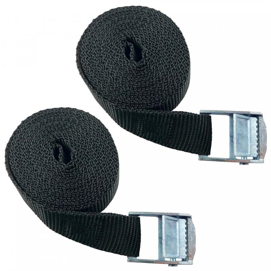 Product image 1 of the product “Zurrgurt mit Klemmschloss 2,5 m, 2 Stück 2 Stück”