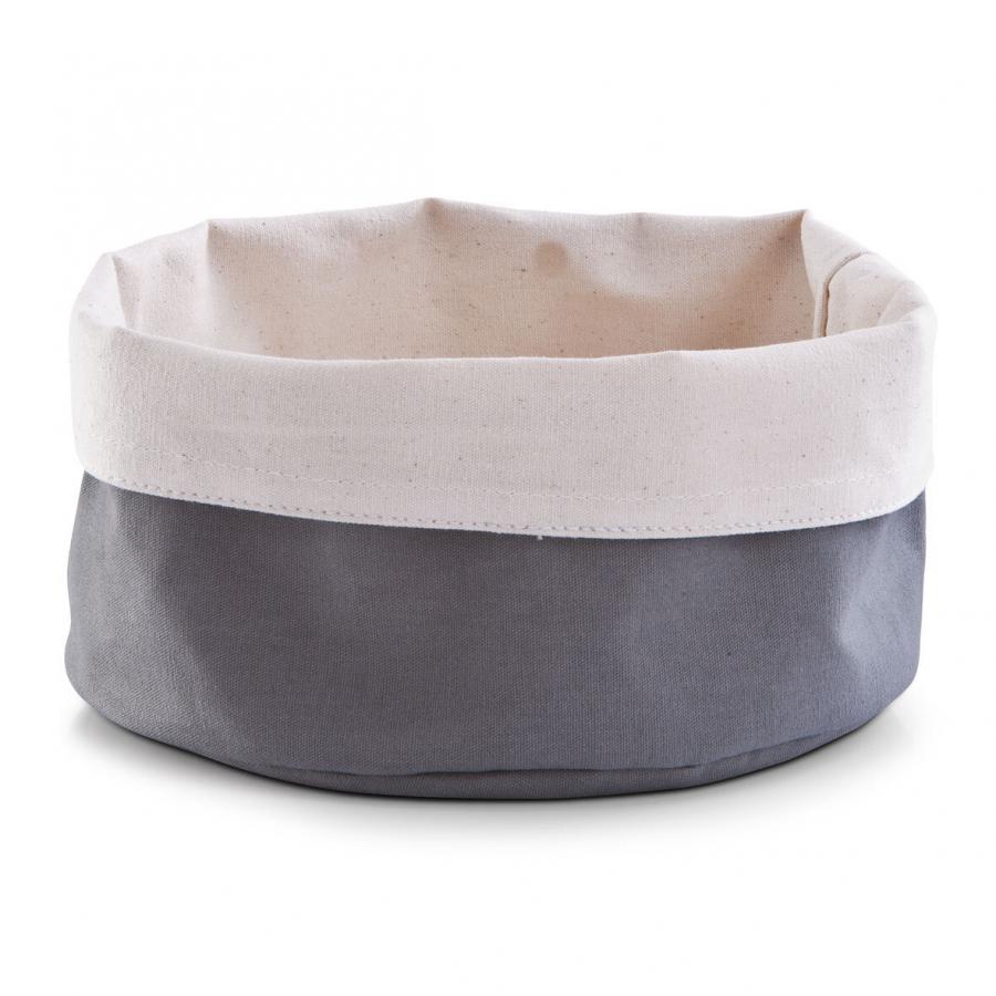 Product image 1 of the product “Brotbeutel rund, 20 cm anthrazit, cremeweiß 20 cm anthrazit”