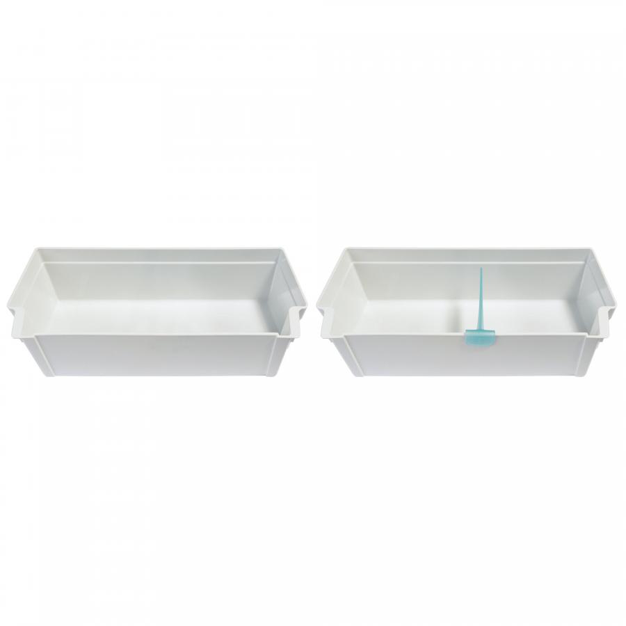 Product image 1 of the product “Türfächer weiß inkl. Flaschenhalterung für Thetford-Kühlschrank T1090, 2 Stück ”