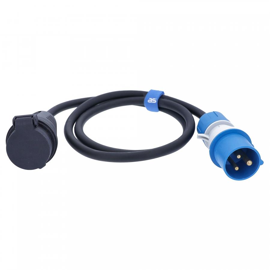 Product image 1 of the product “Adapterkabel CEE -> SEV, Schweiz, 1,5 m ”