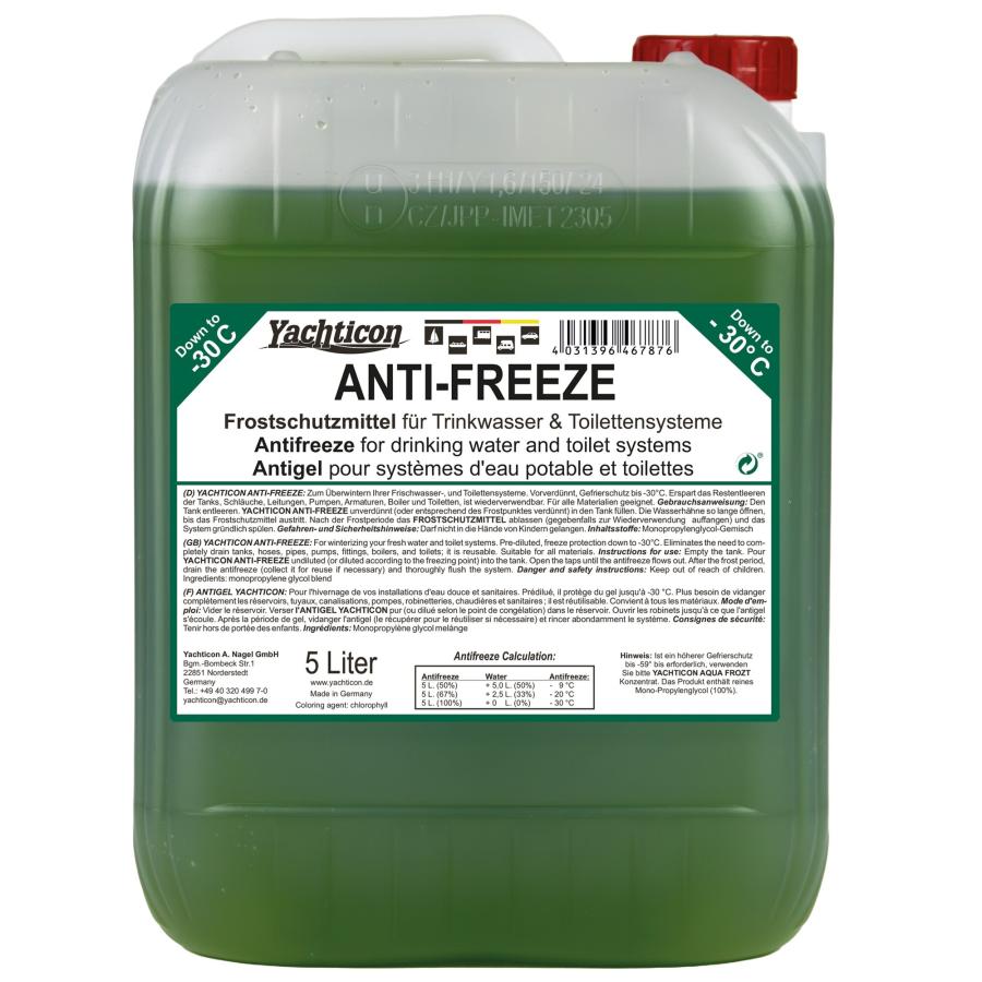 Product image 1 of the product “Frostschutzmittel Organic Anti-Freeze für Trinkwasser- und Toilettensysteme 5 l ”