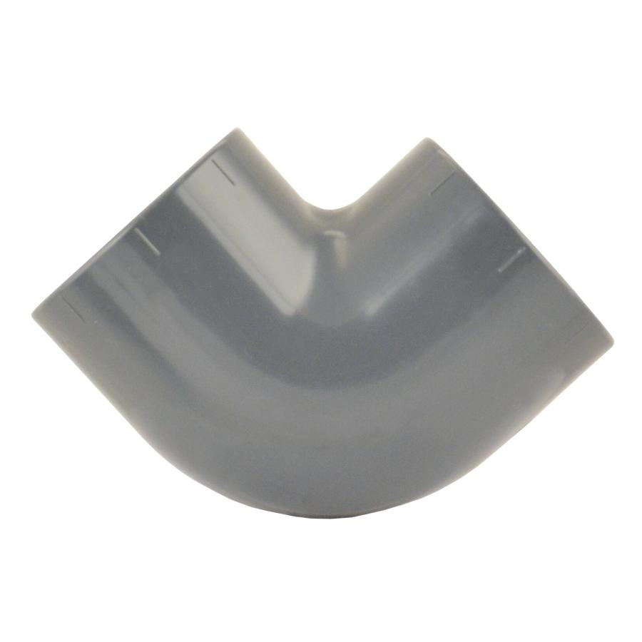 Product image 1 of the product “Rohrstecksystem Doppel-O-Ring 40 mm LILIE GrauGELB®, Winkel 90° Winkel 90°”