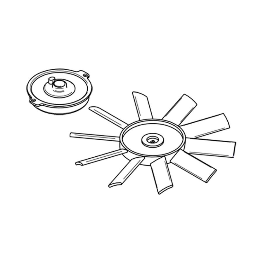 Product image 1 of the product “Motor mit Ventilator Thule Vent 12 V ”