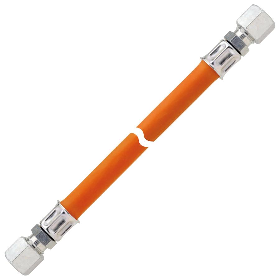 Product image 1 of the product “Gas-Hochdruckschlauchleitung 10 bar bds. RVS 8 x 2000 ”